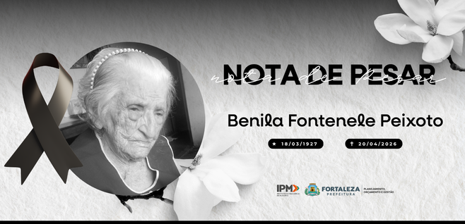 Nota de Pesar - Benila Fontenele Peixoto